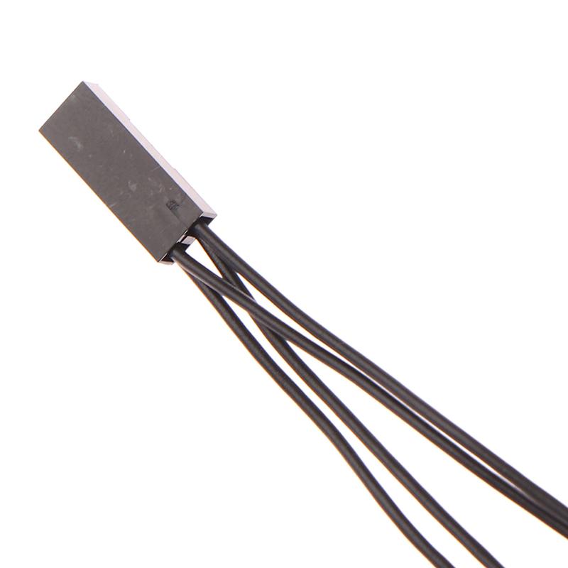 Kabel Adapter Podwójny 1 do 2 Przełącznik Zasilania Płyty Głównej Sw/ Przełącznik Reset Sw/ Dioda Hdd Led / Dioda Zasilania Led 10cm