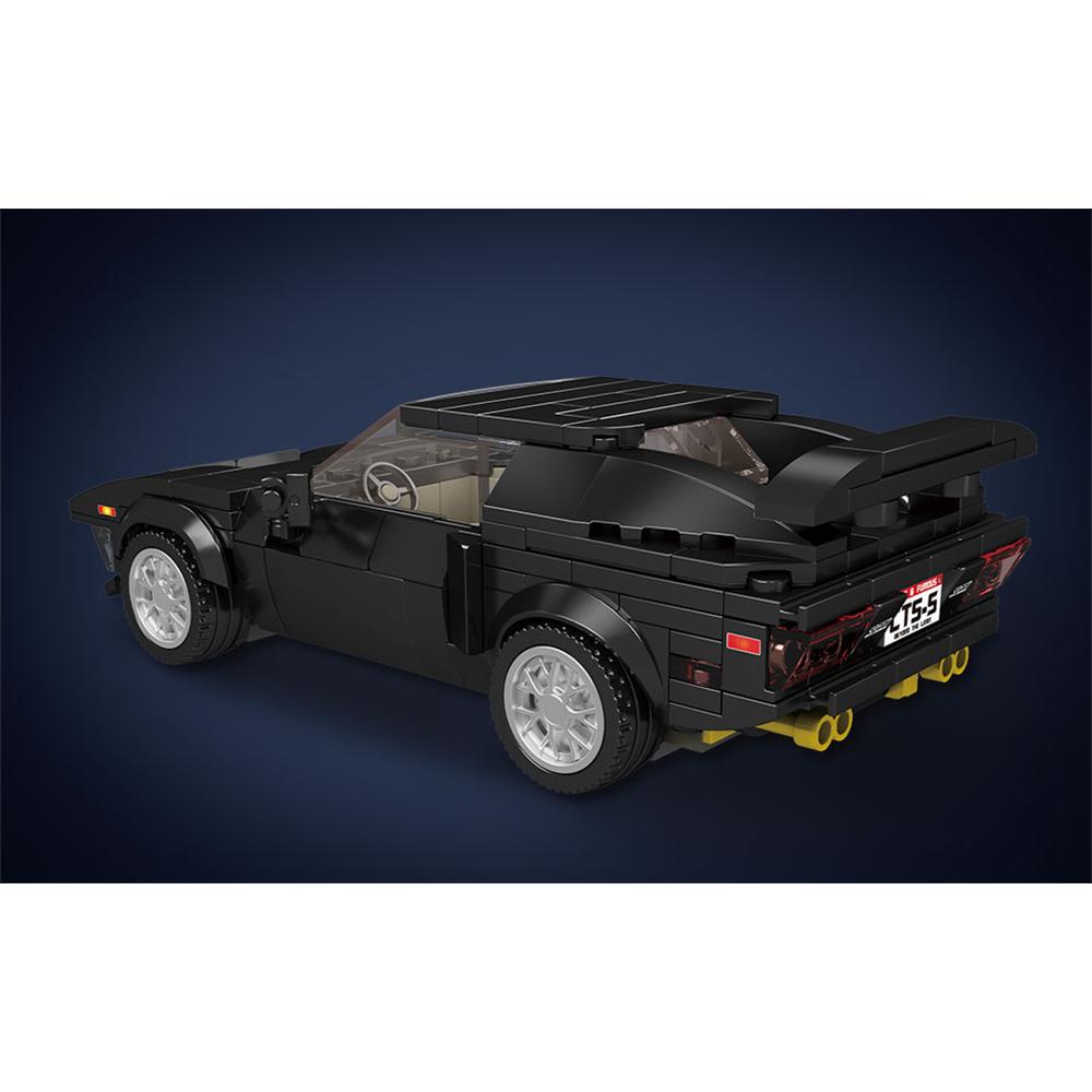 MOULD KING 27032 Zestawy do budowania samochodów wyścigowych Speed ​​Champion z akrylową gablotą, supersamochód GTS-5