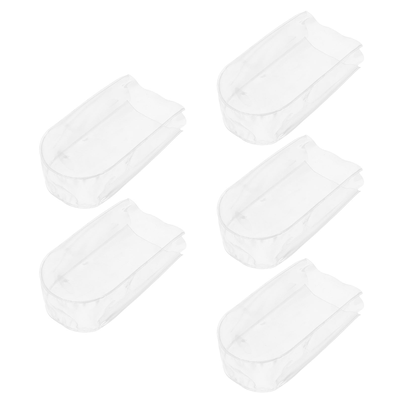 

FRCOLOR Transparent PVC Waterproof Covers for Stuffed Animals (5-Pack) - Dustproof Protective Sleeves - Small Rain Covers for Travel and Outdoor