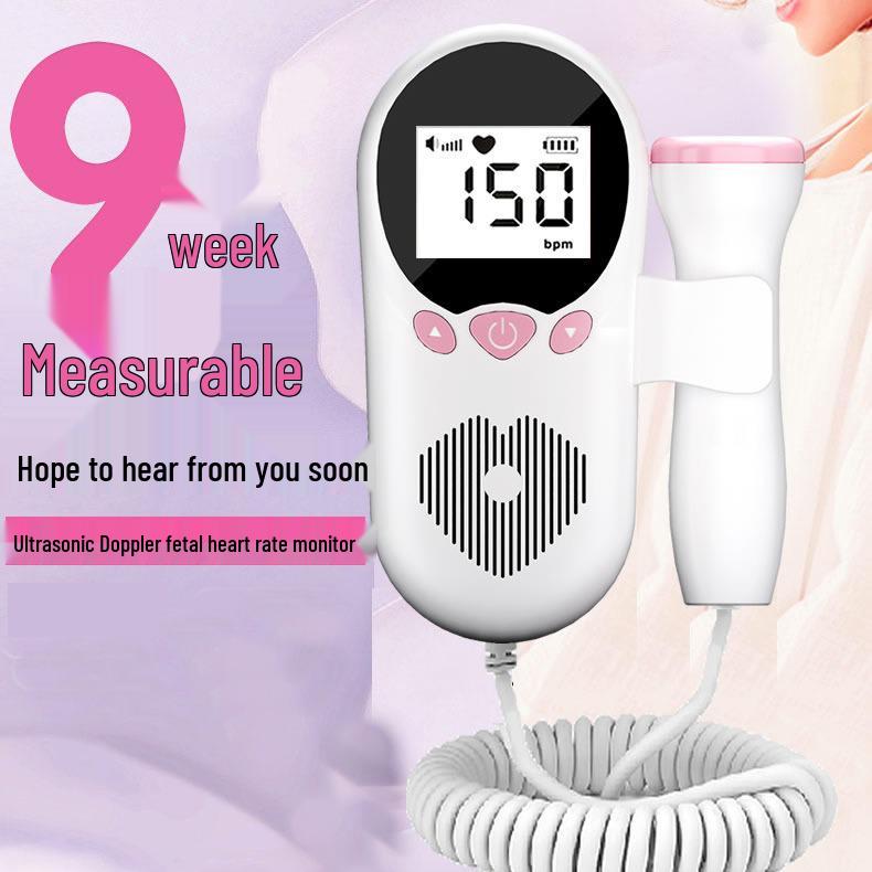Fetal Heart Rate Monitor for Home Use - Doppler Instrument for Pregnant Women