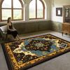 Persian Luxury Living Room Carpet Boho Non-slip Decoration Sofa Large Rugs Bedroom Bedside Foldable Tatami Floor Mat Washable