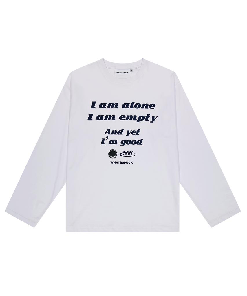 WHATHEPUCK Alone T-Shirt White