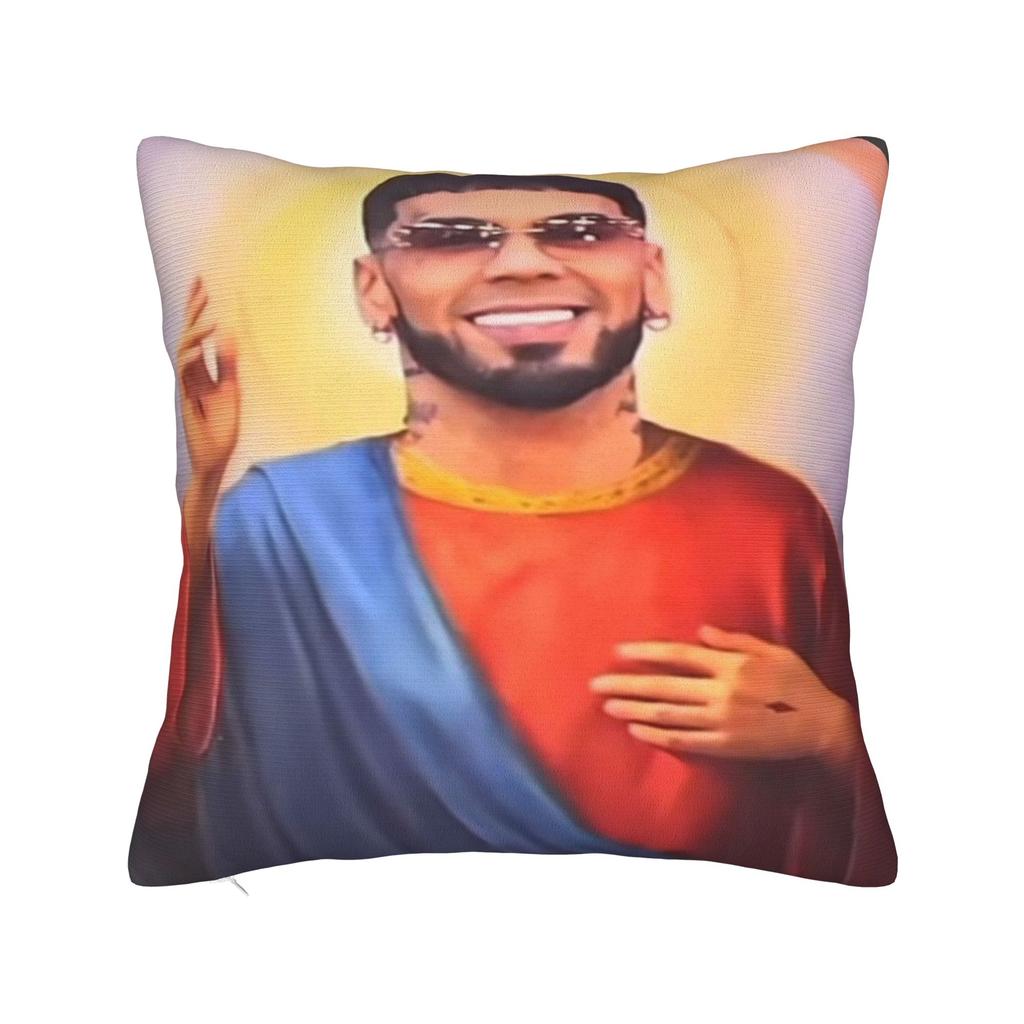 Heimdeko Real Hasta La Muerte Kissenbezüge Zubehör Real Until Death Anuel AA Merchandise Kissenbezug Quadratisch Mehrere Größen