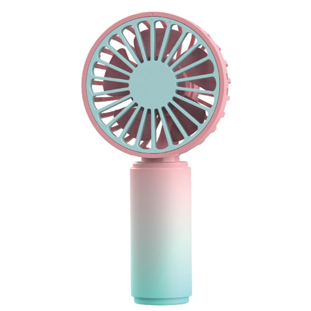 

Милый мини-вентилятор USB перезаряжаемый красочный градиентный мини-портативный вентилятор карманного размера с низким уровнем шума электрический вентилятор для путешествий на открытом воздухе кемпинга