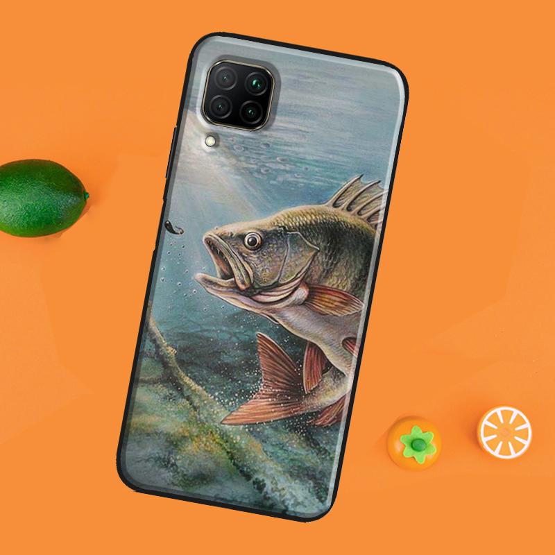 Fish Fishing Case For Honor 50 Pro 8X 9X Cover For Huawei P30 P40 P20 Lite Nova 5T P Smart 2019 2021