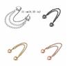 10PCS Detachable Magnetic Clothing Clip Heart-shaped Nail Free Chain Magnetic Buckle Multi-Function Metal