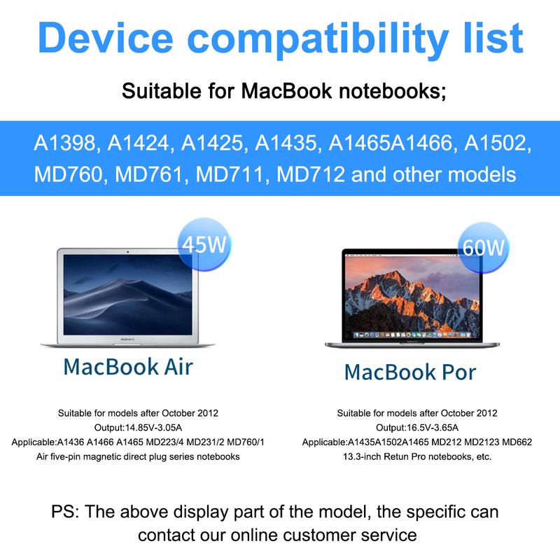 Type C To for Magsafe 2 Charging Cable For MacBook Air/Pro Series PD 100W Fast Charging Compatible for MacBook 1.8m