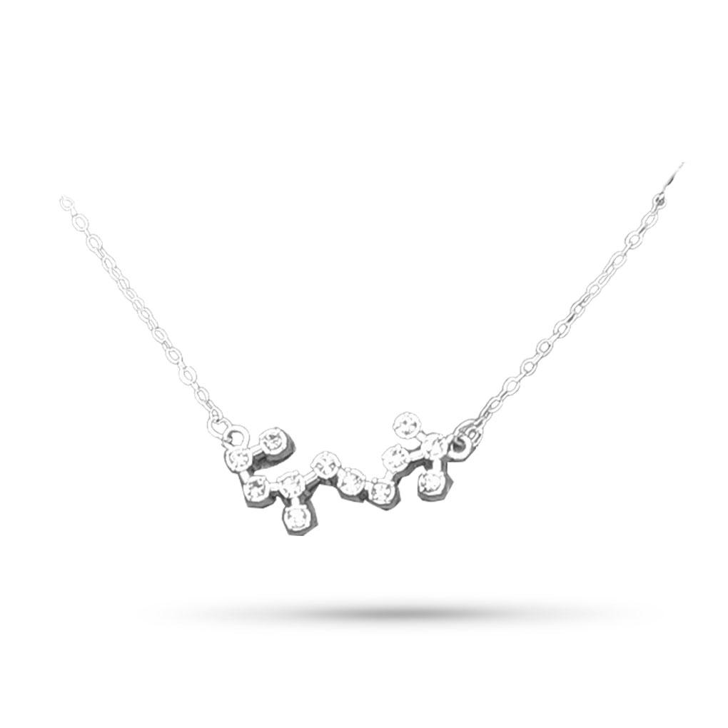 Colar da Amizade DIY com Strass Tema Constelação Ins Pingente Criativo Ajustável para Amante Amigo Presentes de Festival Aniversário