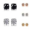 Zircon Magnet Ear Clips for Non-Pierced Ears - Unisex Stud Earrings