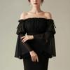 1 Pair Elastic Band Arm Covers Flare Shape Detachable Cuffs Mesh Warmers Fake Sleeves  Summer Outfit