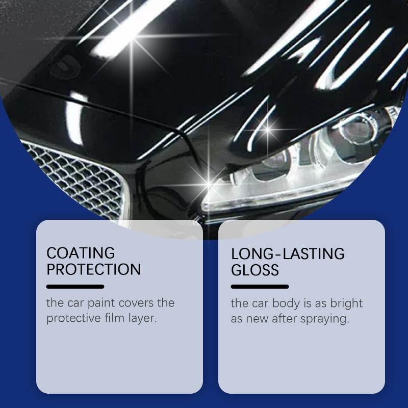 Nano Ceramic Coating for Car Paint Complete Decontamination Kit High Gloss Polish Dustproof Maintenance for Exterior