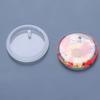 6pcs/1set-Pendant Silicone Mold DIY Oval Square Crystal Gemstone Shaped Necklace Keychain Earring Pendant Mold Epoxy Mold