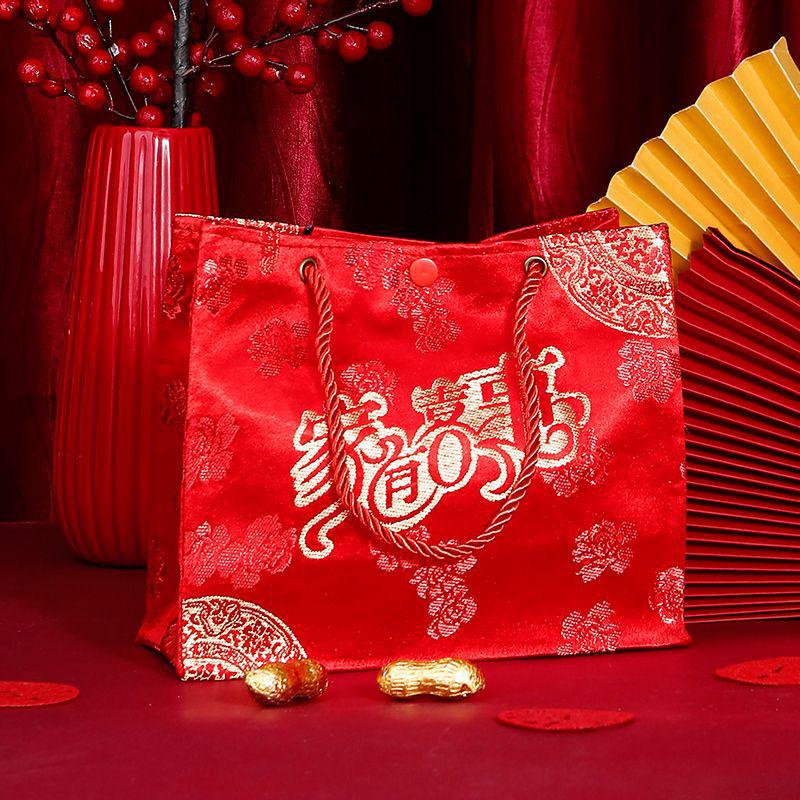 Large Red Wedding Gift Envelope – Elegant Engagement/Betrothal Money Bag