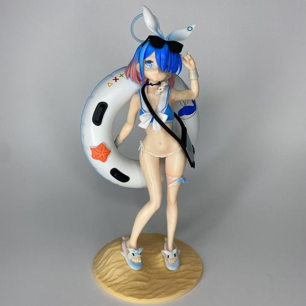 Azur Lane Arona Prana Blue Noah Bunny Girl Cute Figurine Statue Collectible Boxed Gift Desktop Ornament Holiday Gift