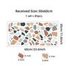 Wandaufkleber Terrazzo-Muster Unregelmäßige Steinform für Wohnzimmer Schlafzimmer Badezimmer Dekorative Wandtattoos Heimdekoration Wandbilder