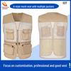 Custom Logo Emergency Management Safety Vest - Multi-Pocket Workwear for Photojournalists