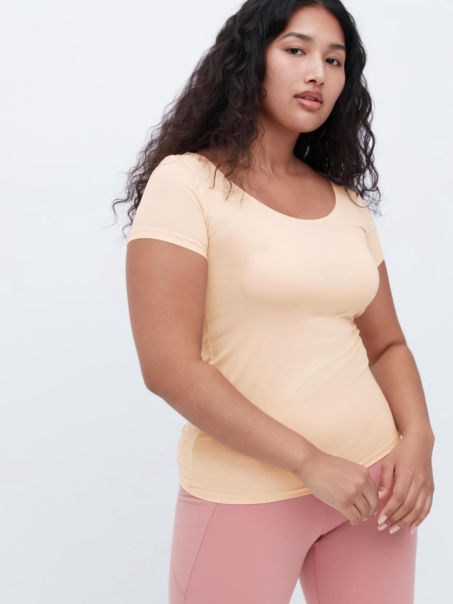 

Uniqlo Japan Airism Футболка с U-образным вырезом, с коротким рукавом 31 BEIGE/S