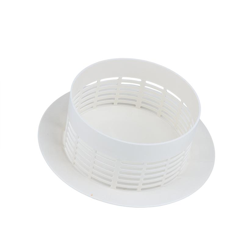 Pvc Roof Ventilation Grille Rain Cap Round Hood For 75-250Mm Pipe Vents Chimney Outlet Weather Protection