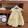 Mädchen Ärmelloses Prinzessin Kuchen Kleid - Sommer Baby Mode AXB206
