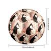 1pc Cats Harmony Theme Soccer Ball Football, Size 5, Lightweight PVC, Durable Outdoor Training Soccer Ball, Gift M61484
