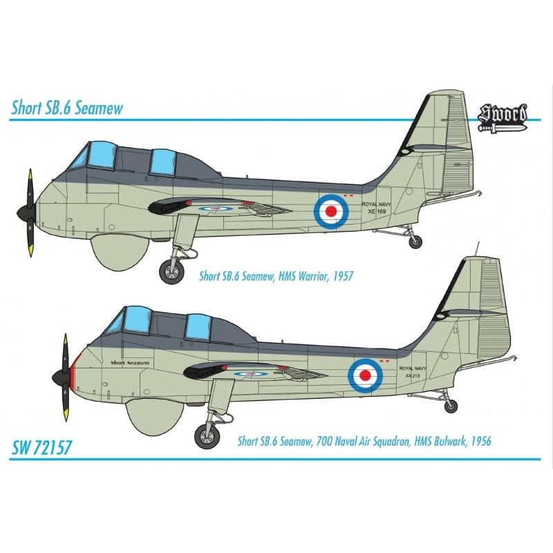 Sword Short Sea Mu Plastic Model Kit SWD72157 1/72 SB.6