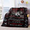 Gothic Skull Love Forever Always Plush Blanket Soft Comfortable All Seasons Perfect Sofa Office Naps Outdoor Travel Makes Great Gift