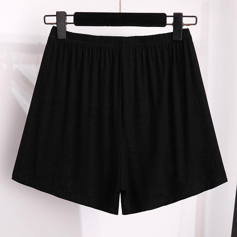 Women's Elastic Waist High Rise Shorts Loose Fit Safety Shorts Plus Size Anti Chafing Under Shorts