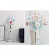 2PCS electric fan dust cover - durable PVC plastic dust protective cover, suitable for all fans, ruffle edge shape, simple appearance