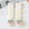 Soft Newborn Knee High Socks Fuzzy Infant Winter Stockings Coral Fleece Socks  0-3 Years Old