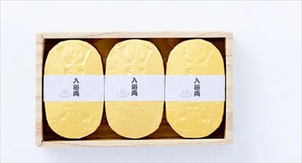 Goshu Pharmaceuticals Бомбочки для ванны Золотой букет Овальные (3 куска) золотой