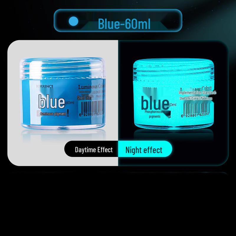 Glow-in-the-Dark Fluorescent Pigment Set for Kids - Perfect for DIY Clothes, Shoes, Plaster Dolls, and Hand-Painted Crafts!