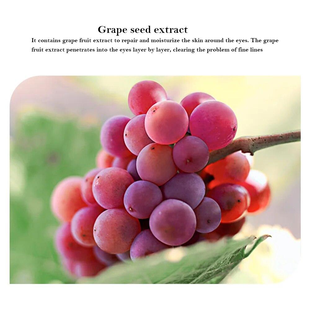 Grape Anti-aging Moisturizing Collagen Eye Mask Anti Dark Circles Eye Mask Beauty Skin Care Eye Patches 60Pcs