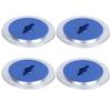 Aluminum Alloy Simulated Brake Disc Accessories Parts Fit for HSP 94123 1:10 RC CarDark Blue