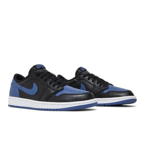 Women's Air Jordan 1 Retro Low-top OG Mystic Navy Black Blue CZ0775-041