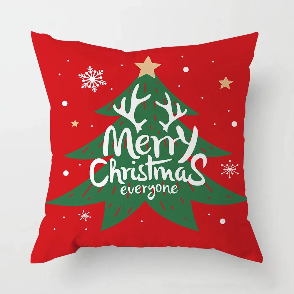 New Christmas Decoration Pillowcases, Living Room Sofa Ornaments, Bed  Home  Year   Gifts