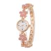Roségoldene Gänseblümchen- & Blumen-Epoxid-Damenarmbanduhr - Koreanische Mode