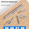 Double-Headed Traceless Skirting Board Nails: Invisible, No-Punch, Two-Way Fixing for Woodworking.