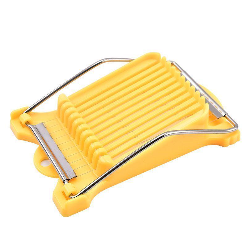 

1 шт. слайсер для ветчины и колбасы, артефакт для нарезки и измельчения, инструмент для нарезки мясного хлеба, слайсер для консервированных яиц, разделитель для фруктов жёлтый