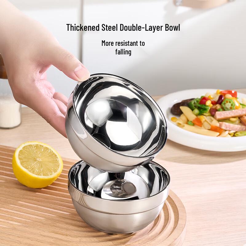 JD Home 304 Stainless Steel Insulated Bowl Set