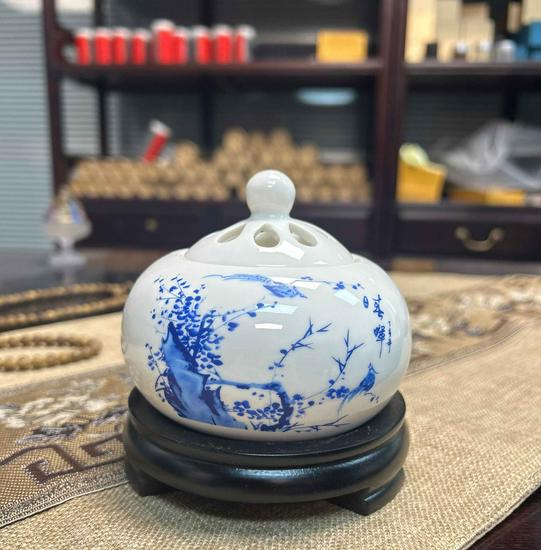 Adjustable Temperature Ceramic Incense Burner & Aroma Diffuser