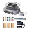Kit de Roda de Oleiro Elétrica A60zmini Argila de Cerâmica Arte Giratório Limpeza Destacável Para Casa Trabalho DIY Plugue dos EUA