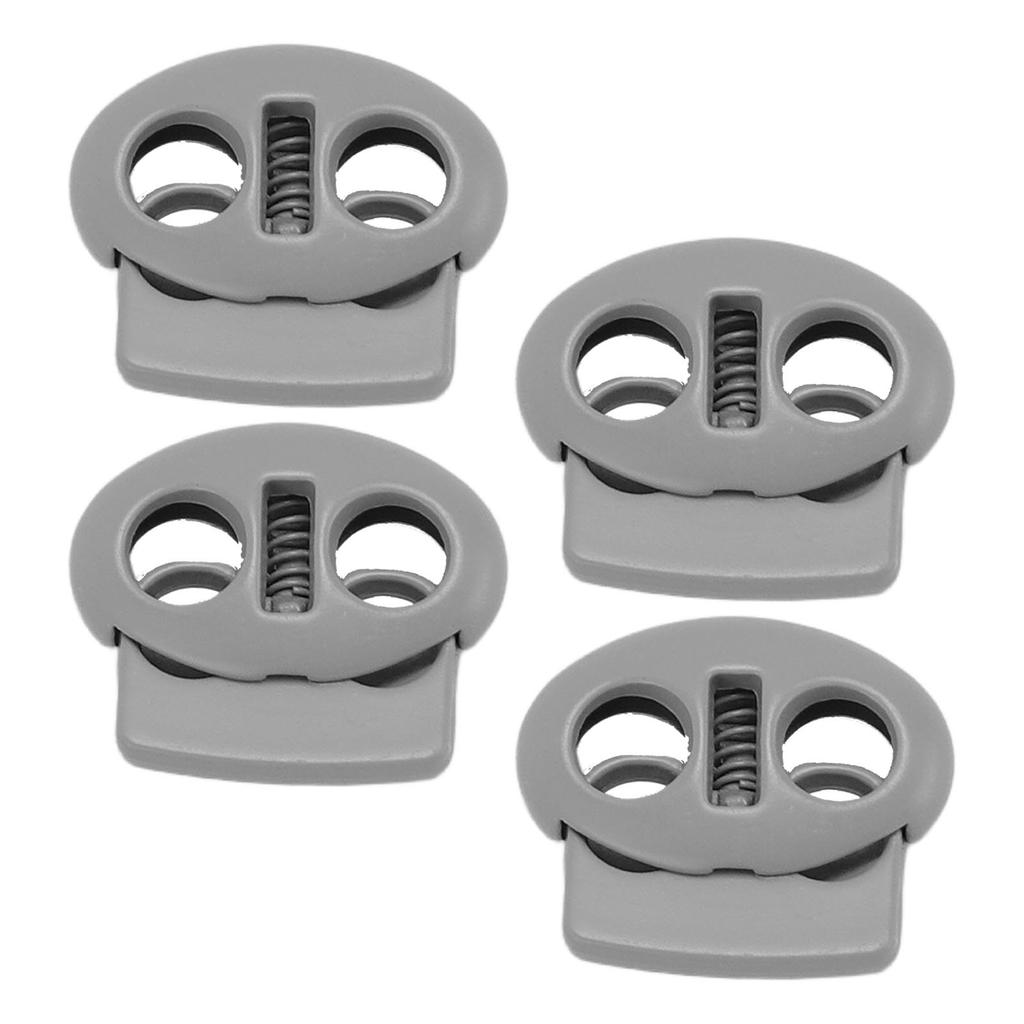 30Pcs Spring Cord Lock Zinc Alloy Durable Multipurpose Spring Toggle Stopper Fastener for Drawstrings Bag Replacement