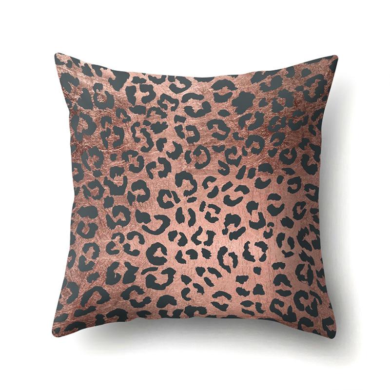 Polyester Pillow Case Automobile Decoration Home Printed Pillow Case Waist Cushion Cover Car Cushion Head Cushion Cover