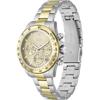 BOSS Novia Beige Metall Bicolor Damen Quarz Uhr 1502618