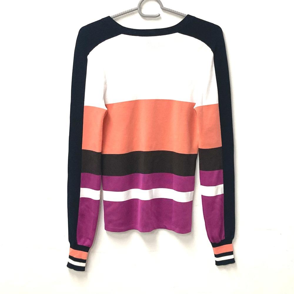 Louis Vuitton Overall handle Logo tops Long sleeve knit Rayon / wool Multicolore