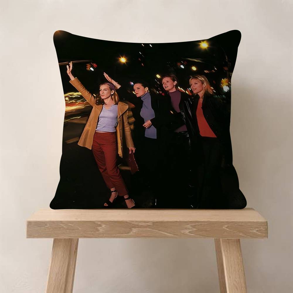 TV Series Sex And The City Anime Pillowcase Toon Gift Cushion Cover Bedroom Home Sofa Chair Seat Decor Pillow Case