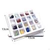20 Pieces Rocks Collection Box Teaching Aids Ore for Children Birthday Present