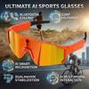 New 800W HD Smart Glasses 32GB Anti-Shake Camera Glasse Video Record AI Translation Sport Sunglasses Driving IP66 Goggles Bluetooth Playback Unisex