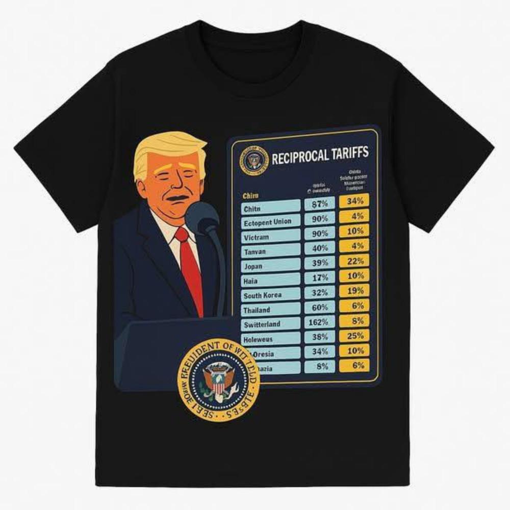Trump Reciprocal Tariffs Graphic Tee T-shirt