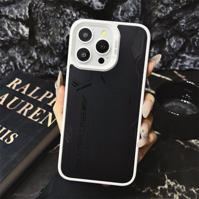 

Роскошный двухцветный чехол с рисунком спортивного автомобиля для iPhone 15 Pro Max 14 Plus 13 12 11 Pro, универсальный защитный чехол от падения iPhone 11 чёрный